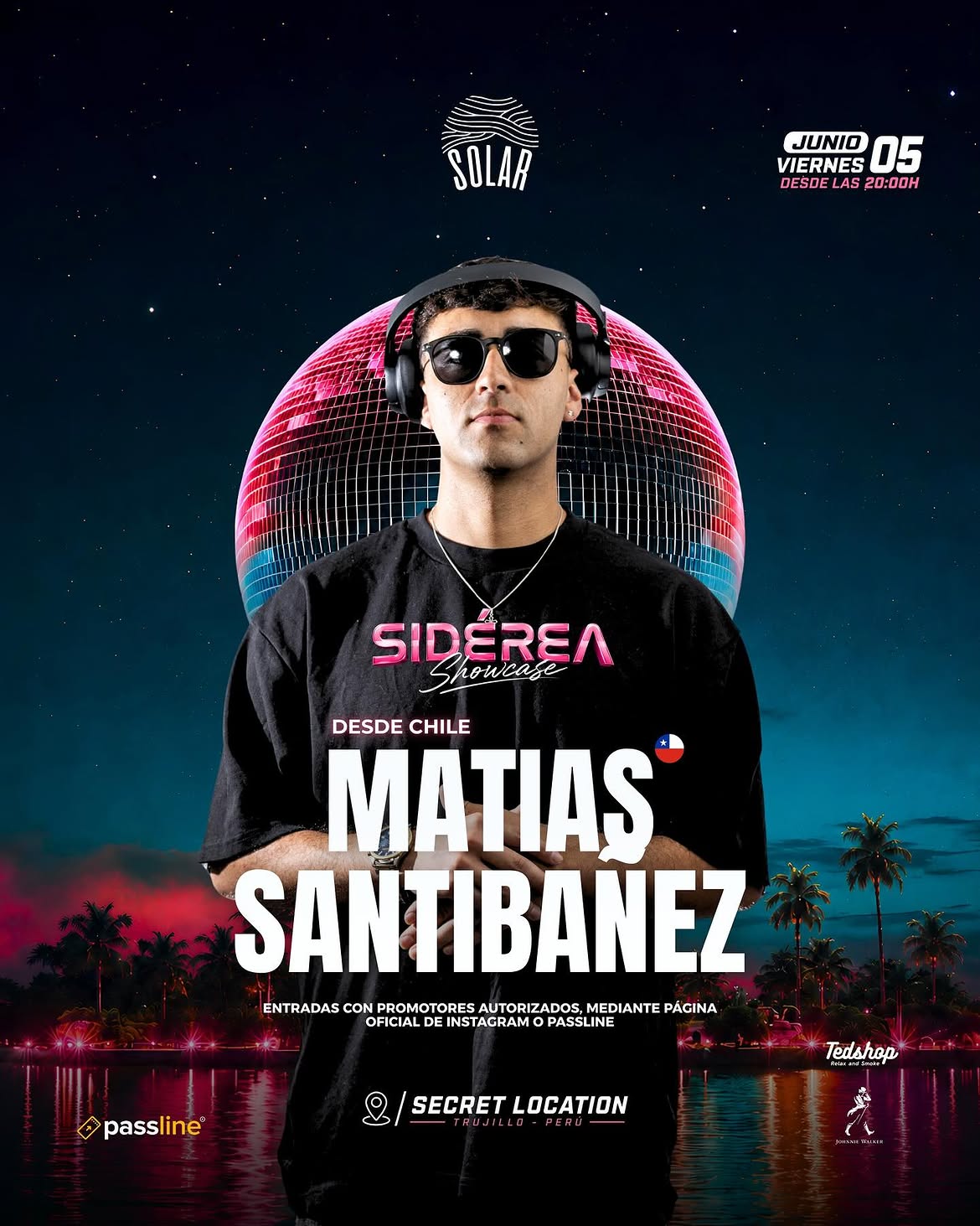 Flyer Siderea Showcase